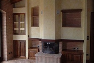 Mobili soggiorno legno su misura falegname ancona macerata