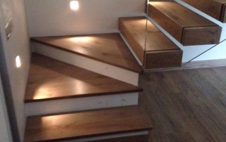 Scala legno su misura personalizzata scalini gradini Ancona Osimo Macerata