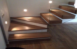 Scala legno su misura personalizzata scalini gradini